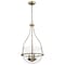 Nuvo Amado 3-Light Pendant 14 in. Vintage Brass Clear Glass 60/7818 - alternate 1